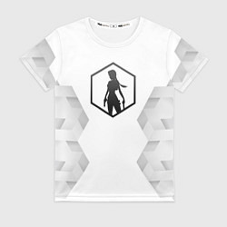 Футболка женская Tomb Raider white poly, цвет: 3D-принт
