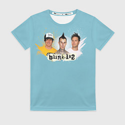 Футболка женская Blink 182 rock band, цвет: 3D-принт