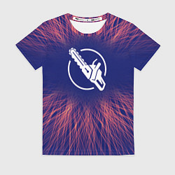 Футболка женская Chainsaw Man red energy, цвет: 3D-принт