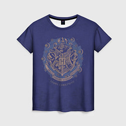 Женская футболка Happy Christmas - Hogwarts