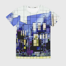 Футболка женская Городской пейзаж, цвет: 3D-принт