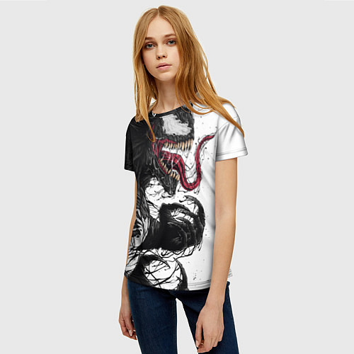 Женская футболка Venom - Symbiot / 3D-принт – фото 3
