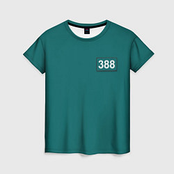 Футболка женская Игрок 388 - Игра в кальмара, цвет: 3D-принт
