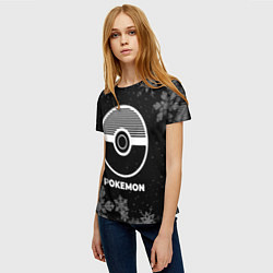 Футболка женская Снежный Pokemon, цвет: 3D-принт — фото 2