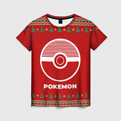 Футболка женская Pokemon new year, цвет: 3D-принт