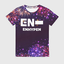Футболка женская Праздничный Enhypen, цвет: 3D-принт