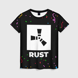 Футболка женская Rust конфети, цвет: 3D-принт