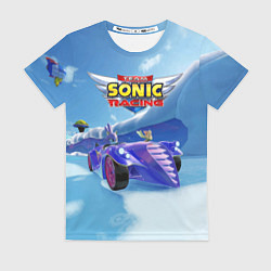 Футболка женская Blaze the cat - team Sonic racing, цвет: 3D-принт