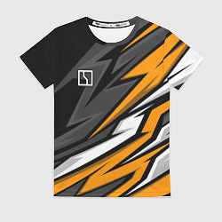 Женская футболка Zeekr - orange colors