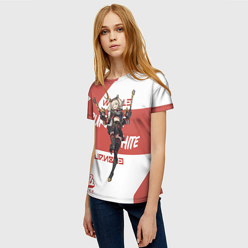 Женская футболка Бёрнис Уайт - ZZZ / 3D-принт – фото 3