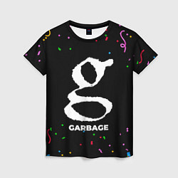 Футболка женская Garbage конфети, цвет: 3D-принт