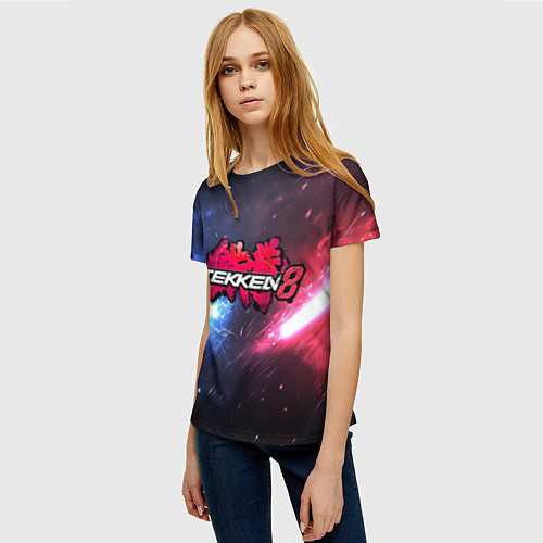 Женская футболка Сопротивление в Tekken 8 / 3D-принт – фото 3