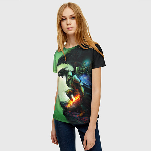 Женская футболка Inquisition Dragon Age / 3D-принт – фото 3