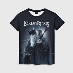 Футболка женская Властелин колец - Гендальф маг, цвет: 3D-принт