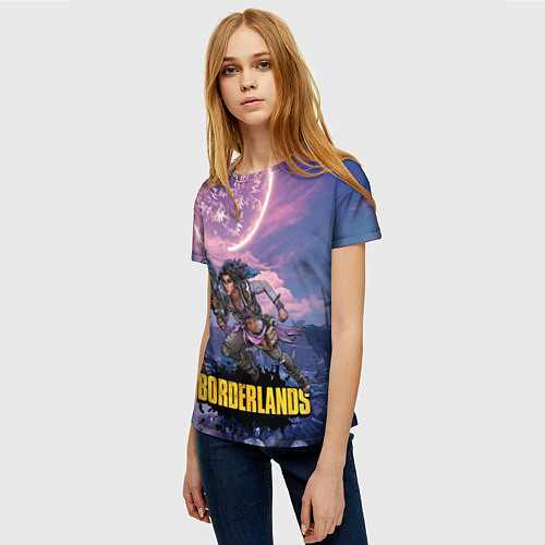 Женская футболка Borderlands вооружение / 3D-принт – фото 3