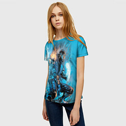 Футболка женская Mortal Kombat - Sub-Zero, цвет: 3D-принт — фото 2