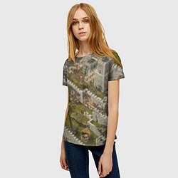 Футболка женская Stronghold Crusader Definitive Edition, цвет: 3D-принт — фото 2