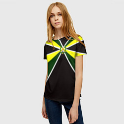 Футболка женская Мотострелковые войска: лавры, цвет: 3D-принт — фото 2