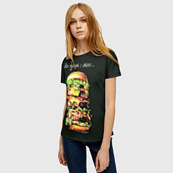 Футболка женская Все дуреют с этого фастфуда, цвет: 3D-принт — фото 2