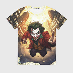 Футболка женская Джокер в полете, цвет: 3D-принт