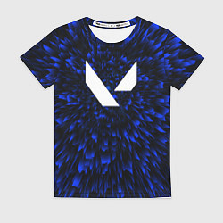Футболка женская Valorant blue energy, цвет: 3D-принт