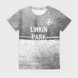 Футболка женская Linkin Park 2024 - grey gradient посередине, цвет: 3D-принт