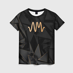 Футболка женская Arctic Monkeys golden poly, цвет: 3D-принт