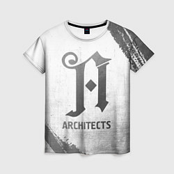 Футболка женская Architects - white gradient, цвет: 3D-принт