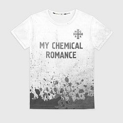 Футболка женская My Chemical Romance - white gradient посередине, цвет: 3D-принт