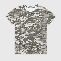 Женская футболка Фактурный камуфляж
