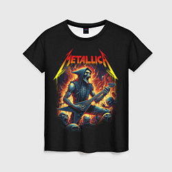 Футболка женская Metallica - James Alan Hatfield, цвет: 3D-принт