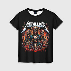 Футболка женская Metallica forever - thrash metal, цвет: 3D-принт