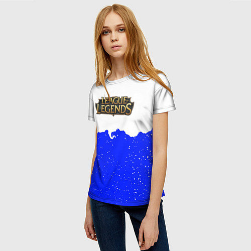 Женская футболка League of Legends ночь / 3D-принт – фото 3
