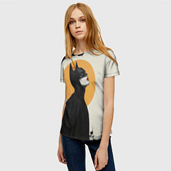 Футболка женская Девушка Бэтмен, цвет: 3D-принт — фото 2