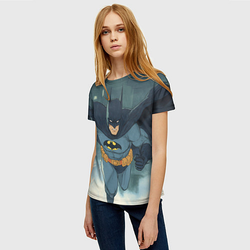 Женская футболка Бэтмен старый стиль / 3D-принт – фото 3