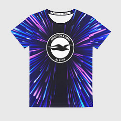 Футболка женская Brighton neon energy, цвет: 3D-принт