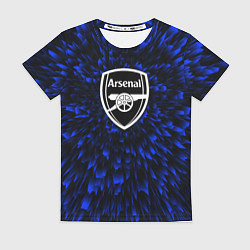 Футболка женская Arsenal blue energy, цвет: 3D-принт