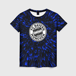 Футболка женская Bayern blue energy, цвет: 3D-принт