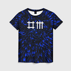 Футболка женская Depeche Mode blue energy, цвет: 3D-принт