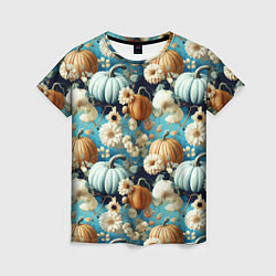 Футболка женская Маленькие тыковки, цвет: 3D-принт