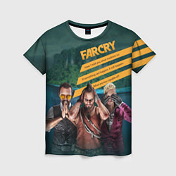 Футболка женская Far Cry villains, цвет: 3D-принт