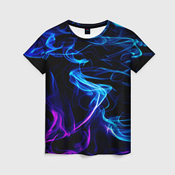 Футболка женская Color blue pink, цвет: 3D-принт