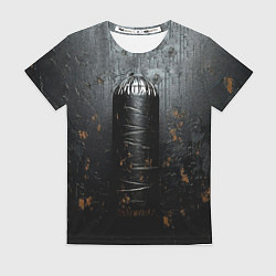 Футболка женская Черная боксерская груша, цвет: 3D-принт