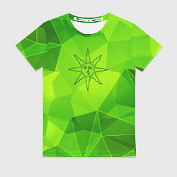 Футболка женская Dark Souls green poly, цвет: 3D-принт