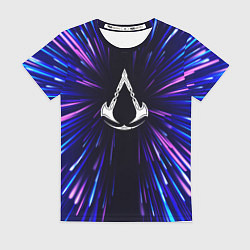 Футболка женская Assassins Creed neon energy, цвет: 3D-принт