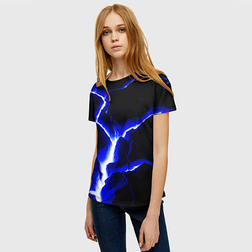 Женская футболка The rift / 3D-принт – фото 3