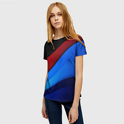 Футболка женская Multicoloured, цвет: 3D-принт — фото 2
