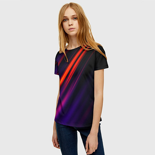 Женская футболка Multicolored / 3D-принт – фото 3