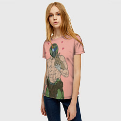 Футболка женская Палач рока с кроликом, цвет: 3D-принт — фото 2