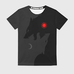 Женская футболка Хати и Сколь